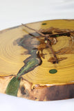 Live Edge Clock w/ Epoxy