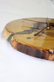 Live Edge Clock w/ Epoxy
